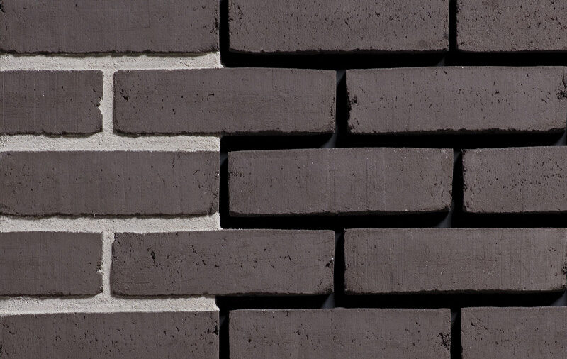 Grafiet DF 210х24х65 мм, Фасадная и Интерьерная Плитка ручной формовки под кирпич Engels baksteen