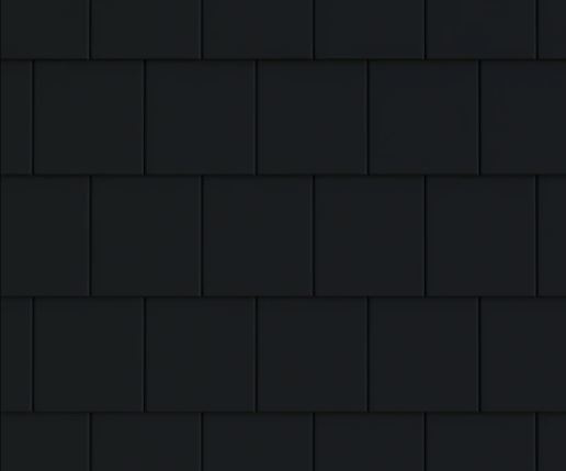 Натуральная цементно-песчаная черепица плоская рядовая Platt Classic Черный, Kriastak Baltic tile