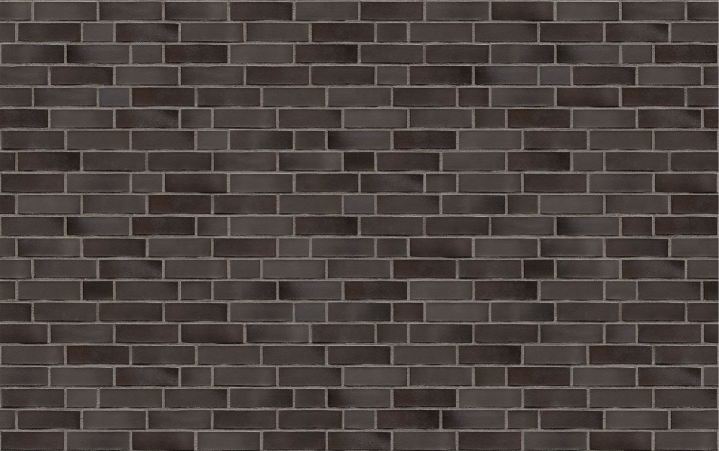 Кирпич облицовочный Клинкерный ABC 55854 Luna geflasht anthrazit-grau geflammt glatt NF 240*115*71 мм