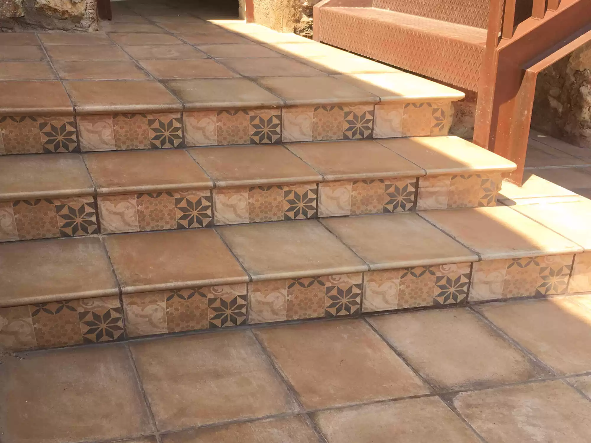 Alhamar SALMON Exagres 330*330*10 мм, напольная клинкерная плитка противоскользящая