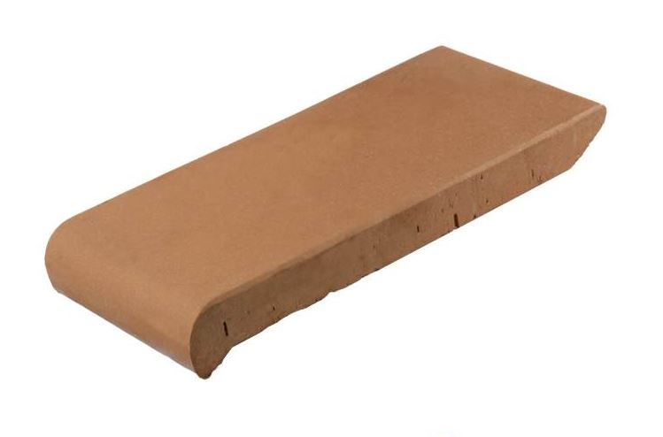 180*110*25 мм ОК18 красный Клинкерный подоконник - фасад дома ZG Klinker