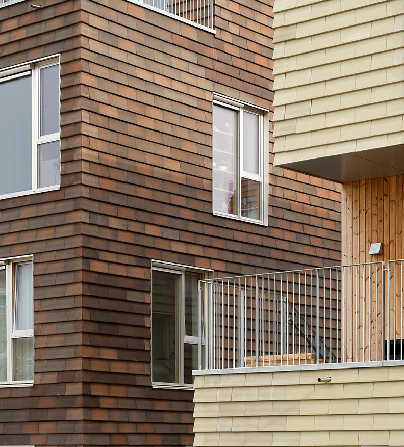 Tempio Rustikotta TEJA 200x400x14мм Дранка керамическая плитка для навесного вент Фасада и Кровли