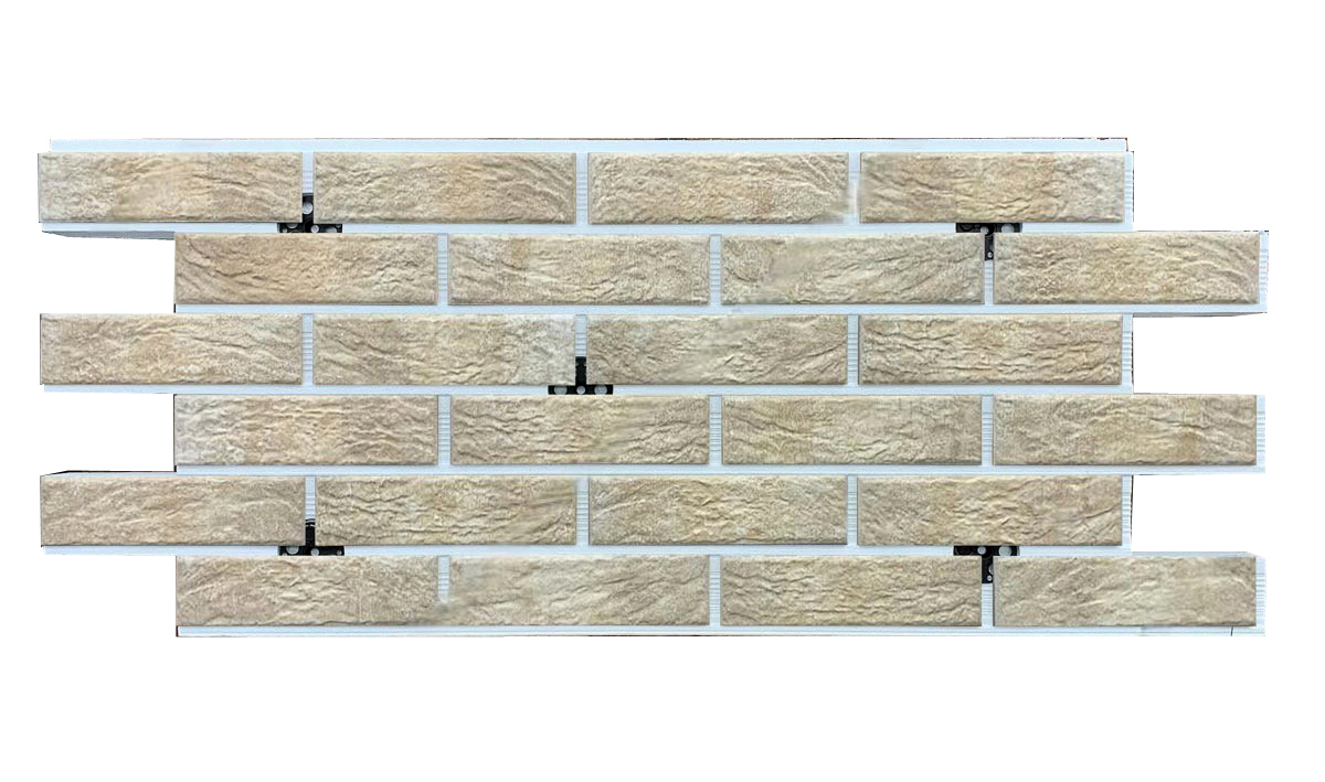Loft Brick Salt фасадная термопанель из пенополистирола ППС 50 мм с клинкерной плиткой