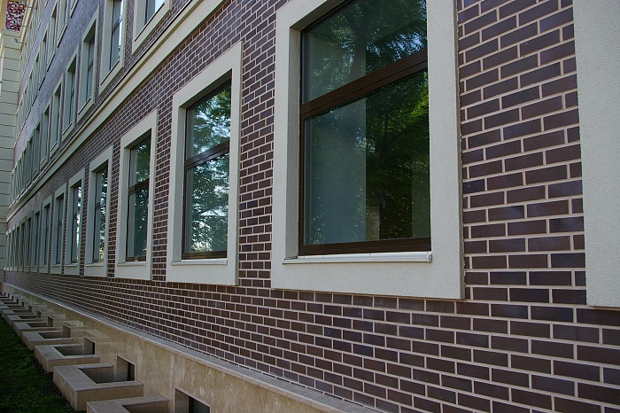 Клинкерная фасадная плитка облицовочная под кирпич ABC Backsteinriemchen Baltrum 240*71*14 мм