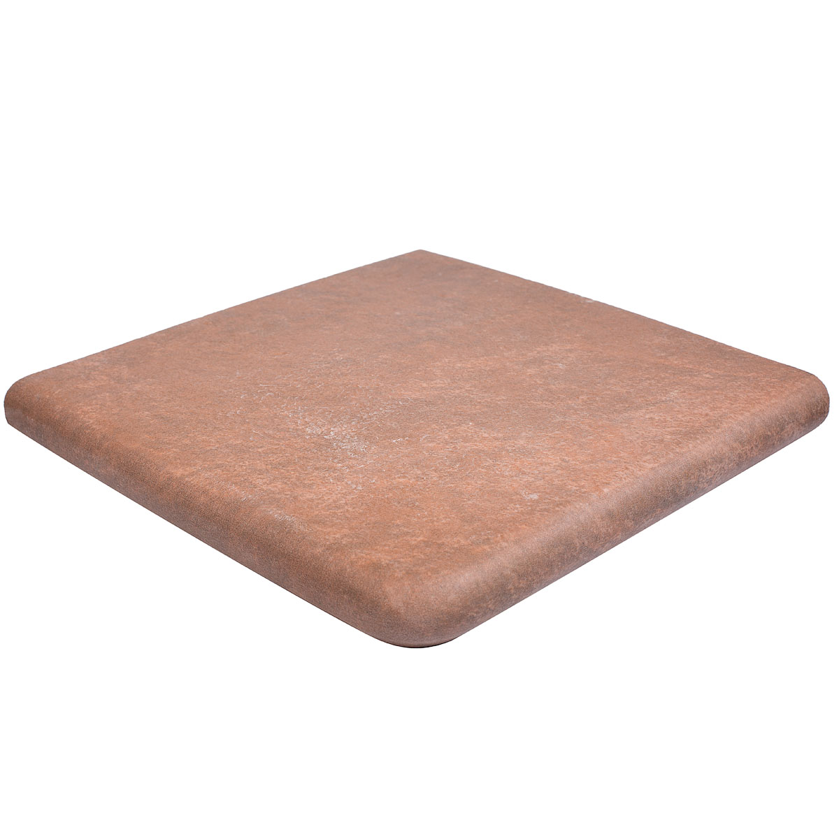 Manhattan Red Exagres 330*330*12 мм, клинкерная угловая ступень флорентинер с капиносом, противоскользящая