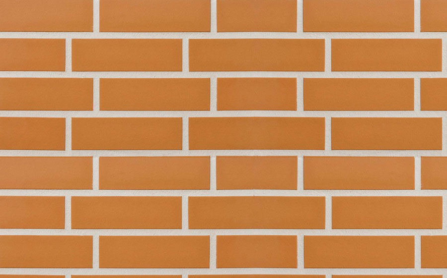 Клинкерная фасадная плитка облицовочная под кирпич Stroeher (Штроер) Keravette Chromatic 320 sandgelb гладкая NF11, 240*71*11 мм