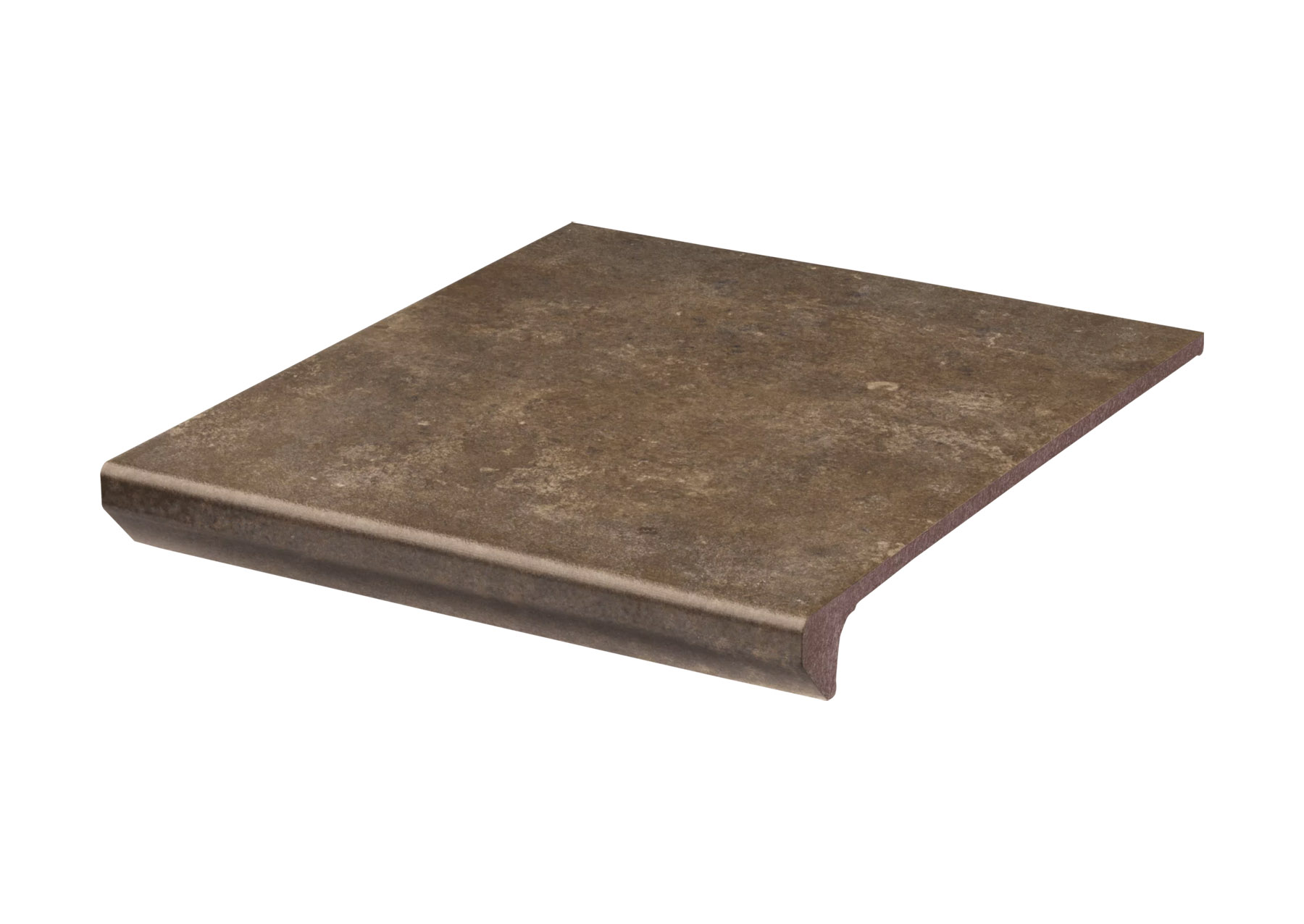 Ilario Braun ступень флорентинер противоскользящая с капиносом, коричневая 330x300x11 мм