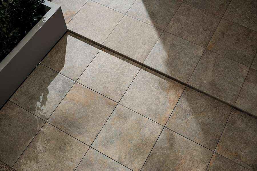 Path Umbra 20 мм тротуарная плитка уличная, противоскользящая, керамогранитная 595*595*20 мм Paradyz