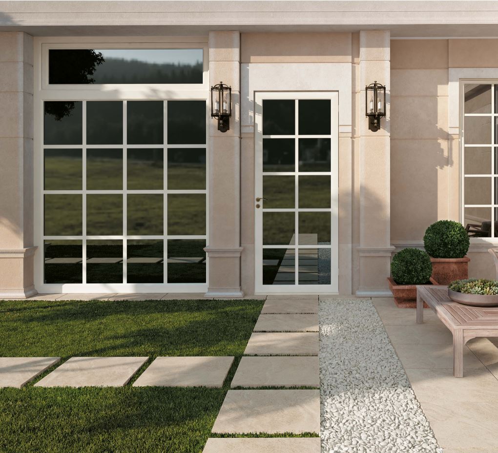 Плитка напольная уличная Cliff Bianco Lastra 20mm 600х600х20мм