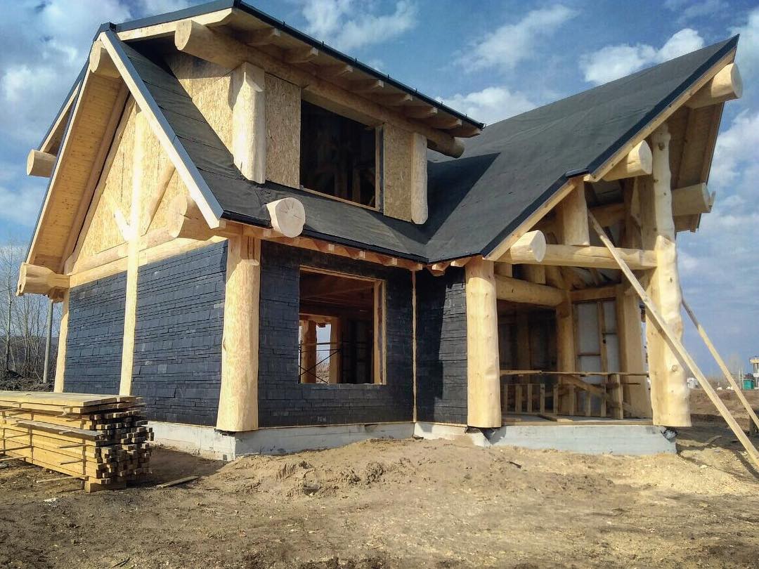 Камень отделка фасада и интерьера. Натуральный - природный камень СЛАНЕЦ плитка  320*220*5/7 мм