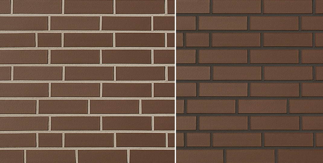 Фасадная Термопанель из пенополистирола ППС 60 мм с клинкерной плиткой Objekta Braun 240*71*10 мм