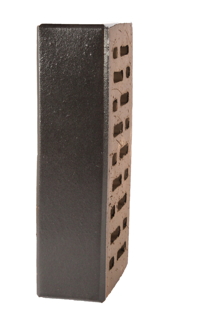 Кирпич клинкерный облицовочный антрацит, Lode KRYPTON гладкая, 250*120*65 мм