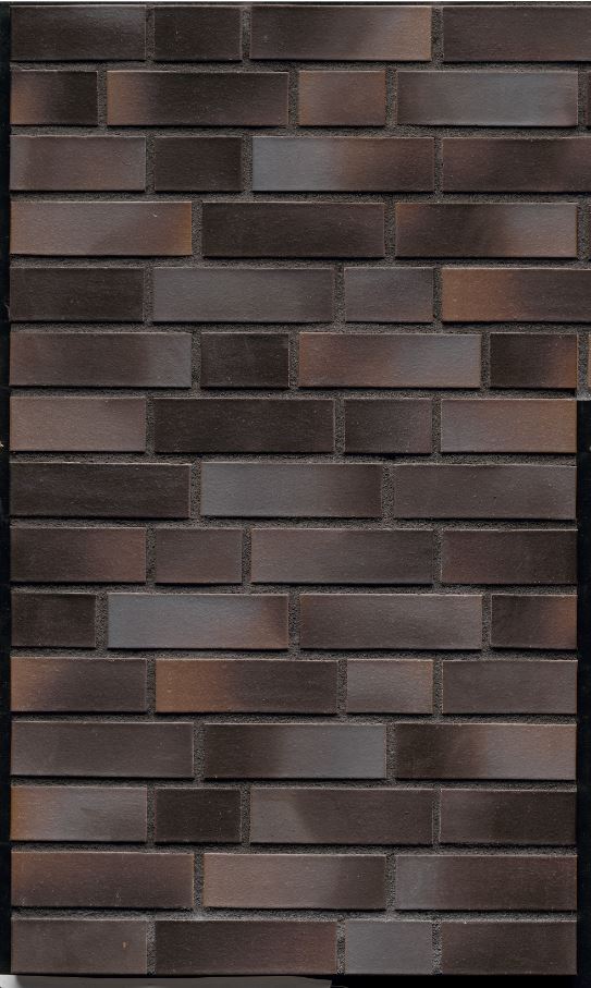Кирпич облицовочный Клинкерный ABC 55254 Trier anthrazit-braun-bunt geflammt glatt NF 240*115*71 мм