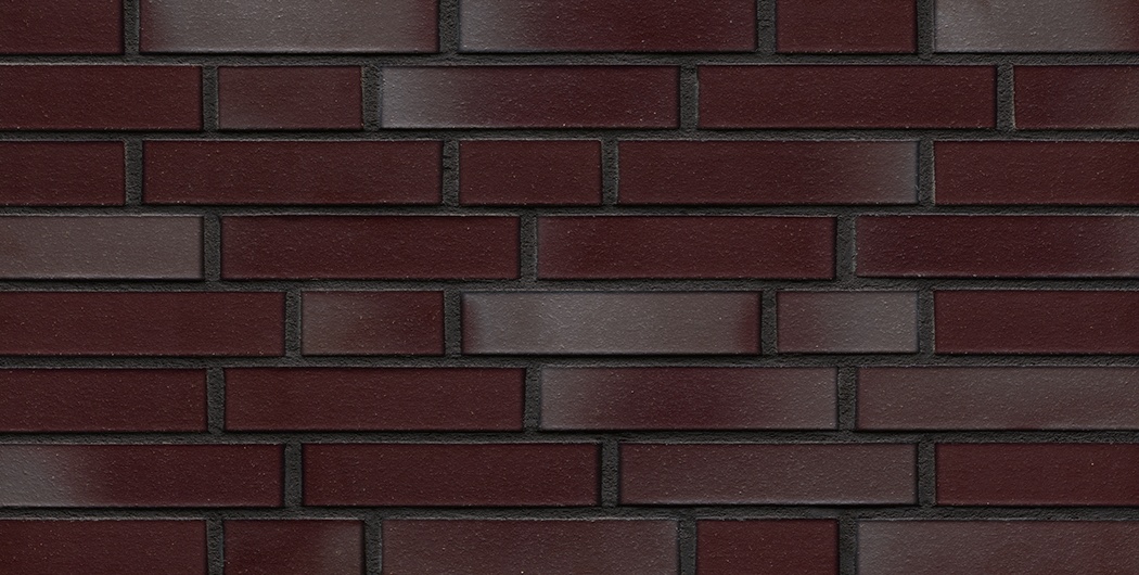 Кирпич облицовочный Клинкерный ABC 4654 Dessau bordeaux-blau glatt NF 240*115*71 мм