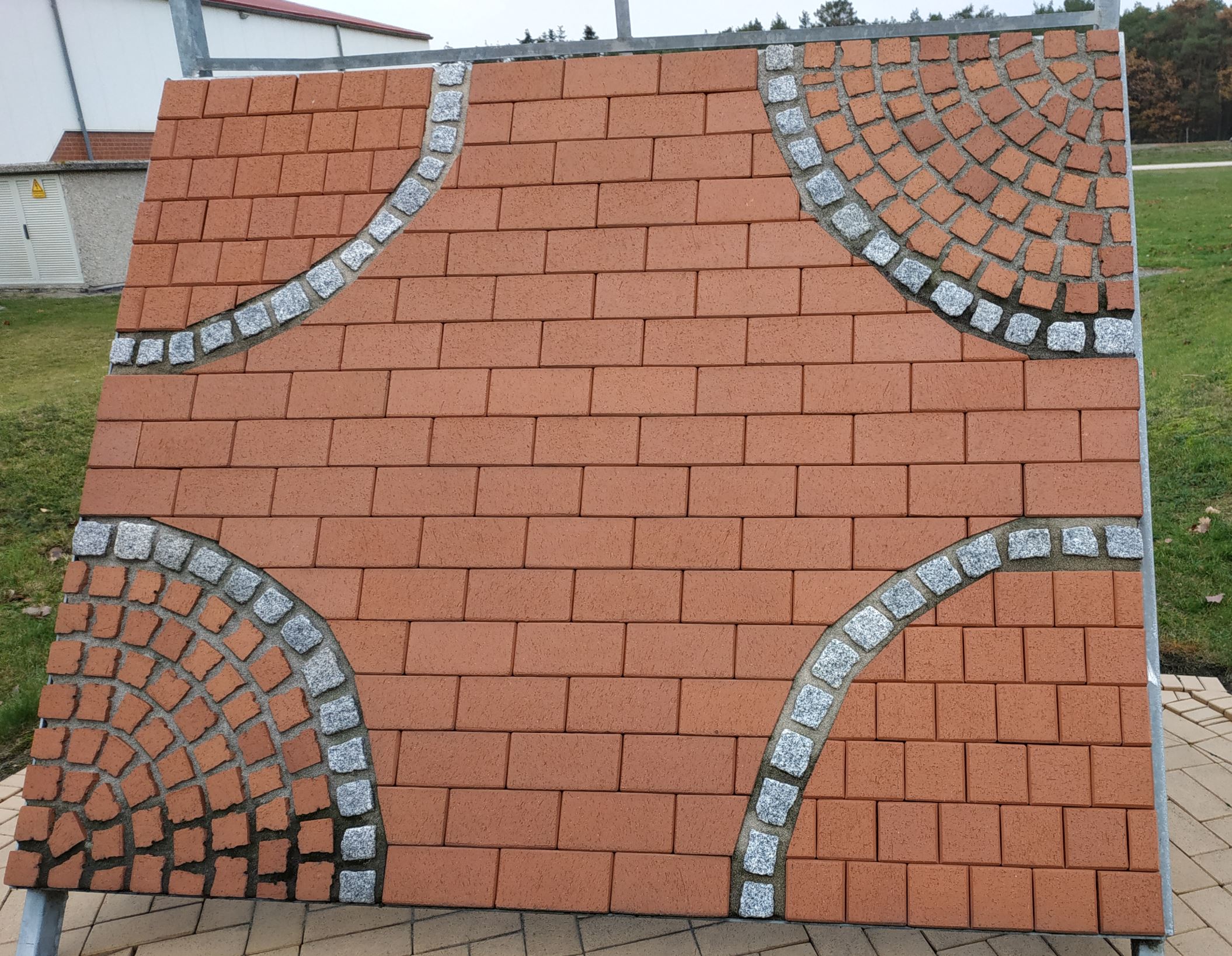 Тротуарная плитка / брусчатка Клинкерная ABC Rot-nuanciert (Рот-нуанкиерт), делится на 8 частей 240*118/60*60*52 мм