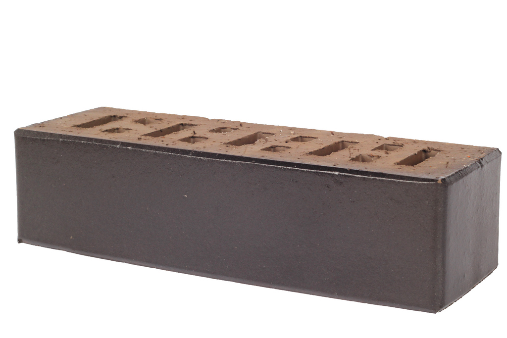 Кирпич клинкерный облицовочный антрацит, Lode KRYPTON гладкая, 250*85*65 мм