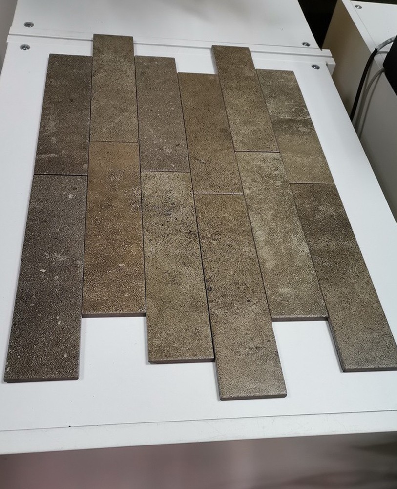 Юта-4 коричневая клинкерная фасадная плитка под кирпич 245*65*7 мм, керамин