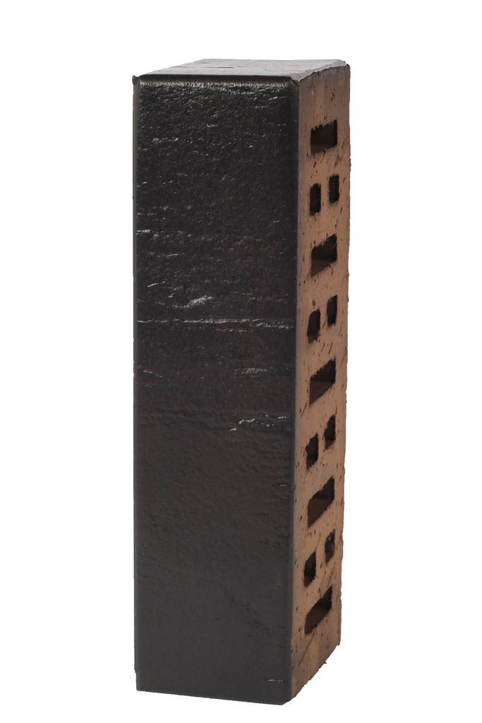 Кирпич клинкерный облицовочный антрацит, Lode KRYPTON (ново)гладкая, 250*85*65 мм