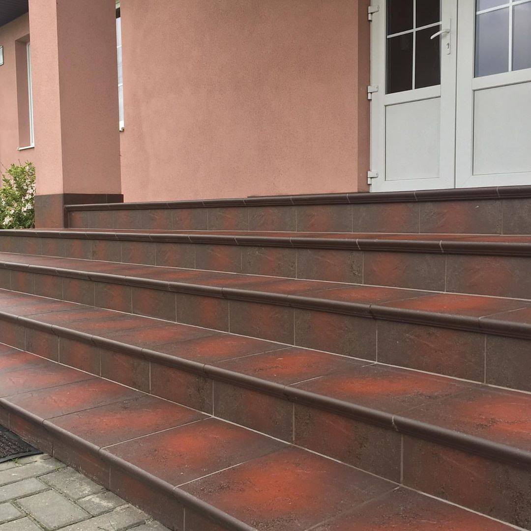 Клинкерная плитка Semir Rosa 300x300x11 – для улицы, террасы, крыльца, лестницы, морозостойкая