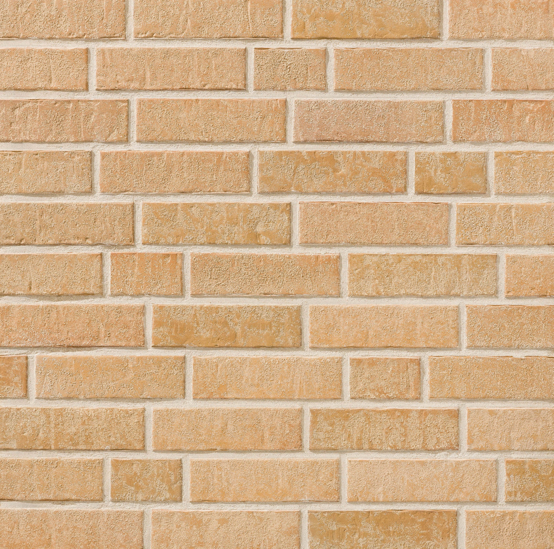 Клинкерная фасадная плитка облицовочная под кирпич Stroeher (Штроер) Zeitlos 355 sandschmelz рельефная NF14, 240*71*14 мм