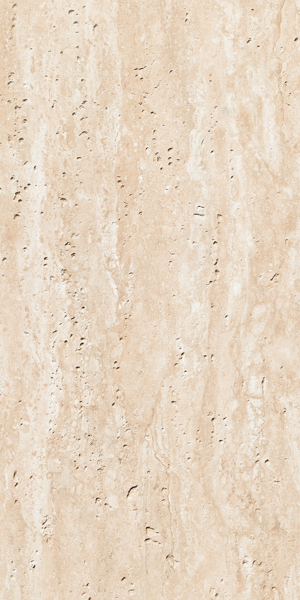 Rome Travertine Cloud Orange (тёплый оранжево-бежевый травертин) — гибкий камень 3000×1200 мм
