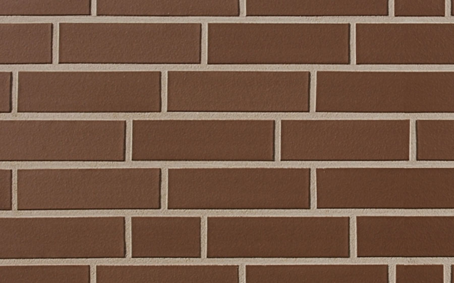 Фасадная Термопанель из пенополистирола ППС 60 мм с клинкерной плиткой Objekta Braun 240*71*10 мм