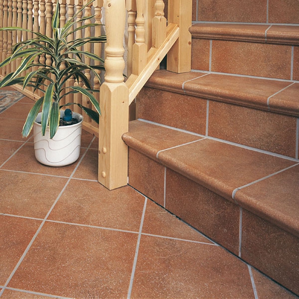 Клинкерная Плитка напольная противоскользящая Stroeher KERAPLATTE ROCCIA 839 ferro 240*115*10 мм