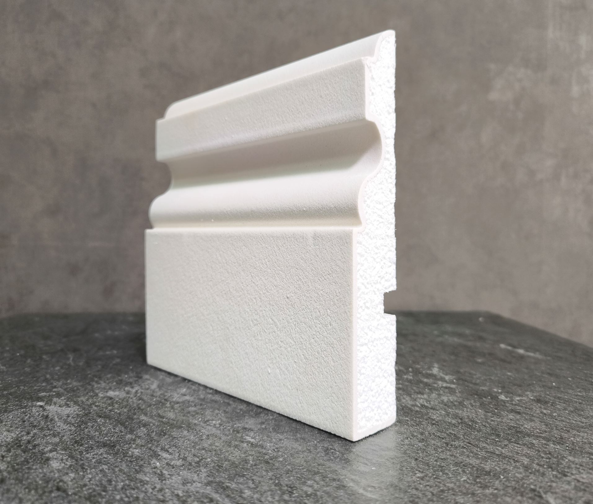 МОЛДИНГ цокольный для Фасада и Интерьера - лепнина, декор из пенополистирола ЦВ-200/2 200*35*2000 мм