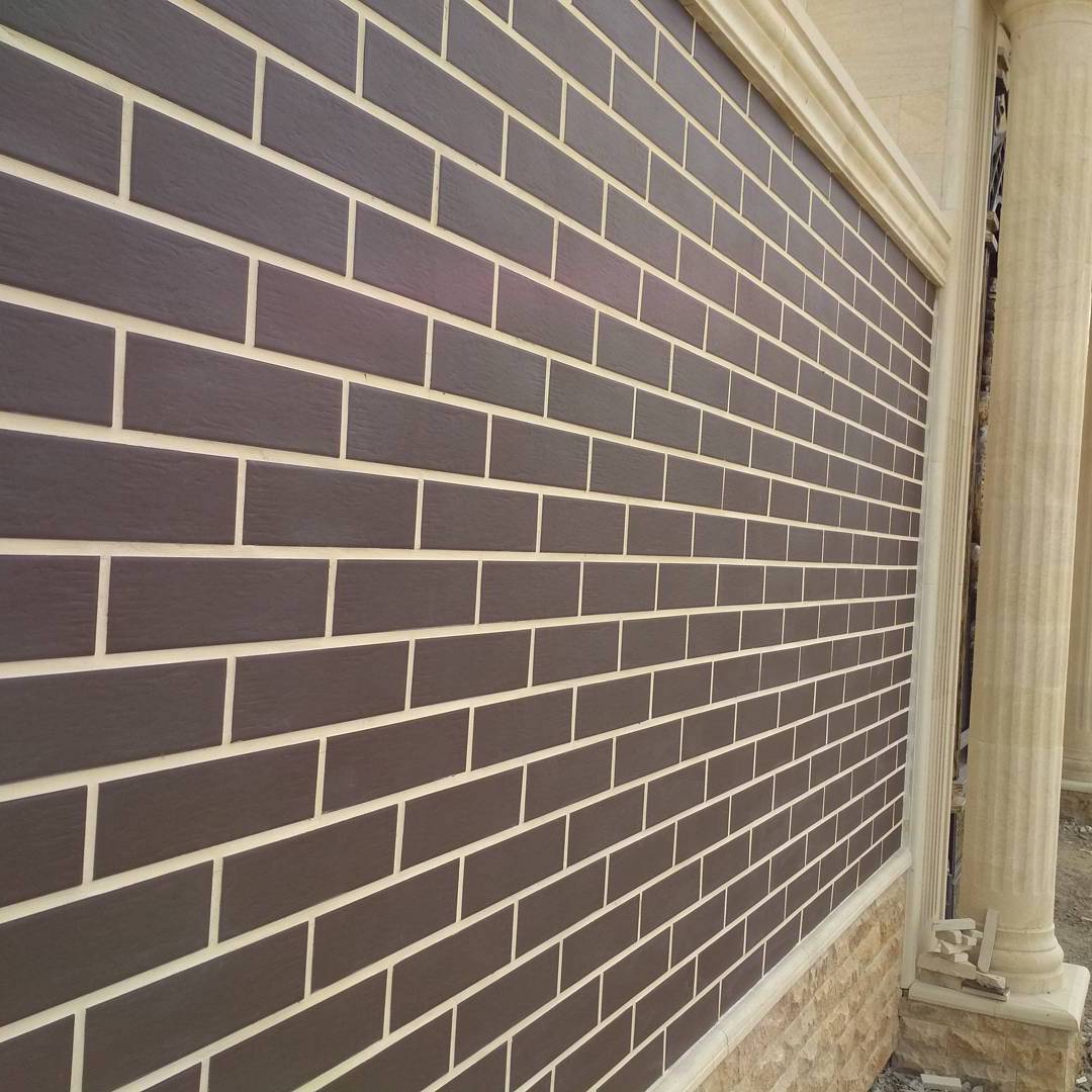 NATURAL BROWN 245X66х7,4 мм Клинкерная фасадная плитка под кирпич облицовочная коричневая