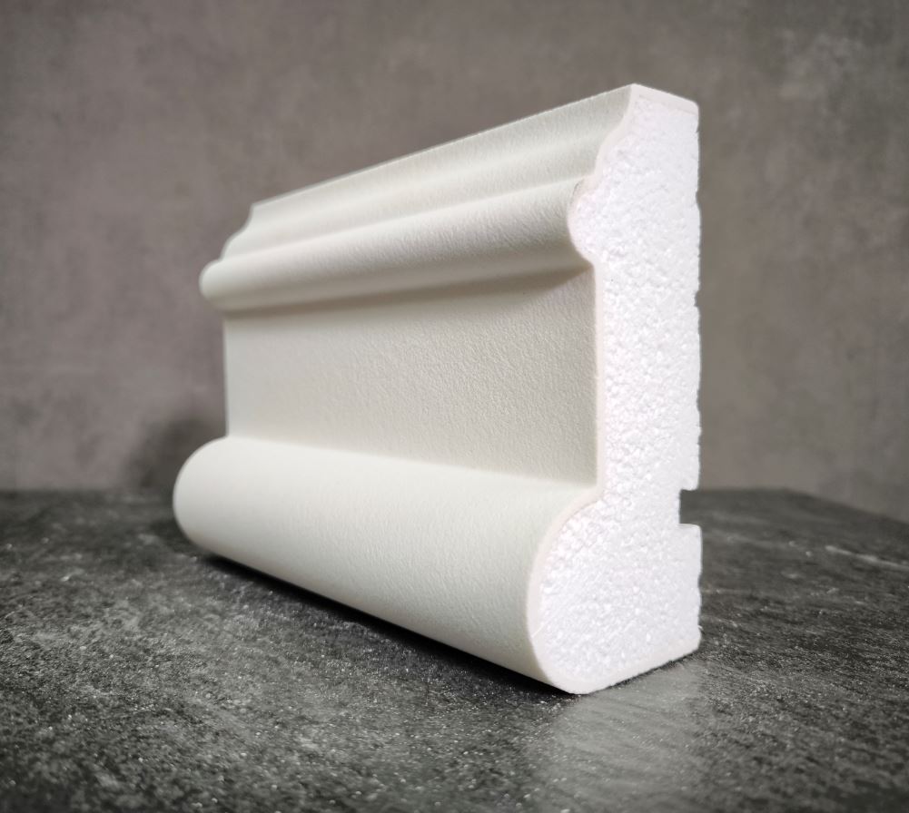 МОЛДИНГ цокольный для Фасада и Интерьера - лепнина, декор из пенополистирола ЦВ-150/3 150*70*2000 мм
