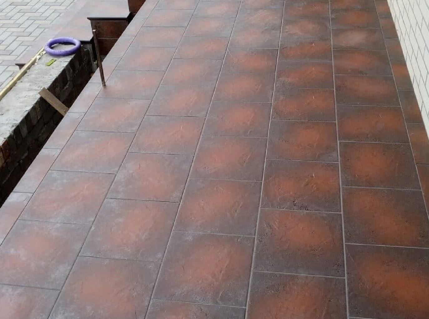 Semir Brown угловая клинкерная ступень с насечками 300x300x11 мм