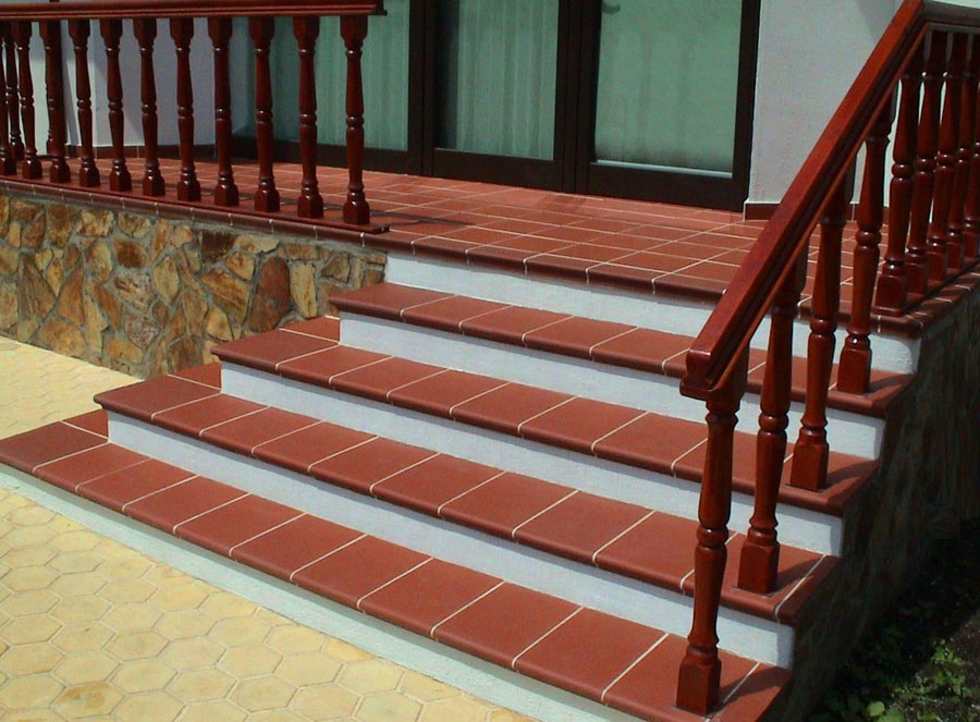 Клинкерная ступень Флорентинер противоскользящая плитка ABC Malta 345*240*14 мм