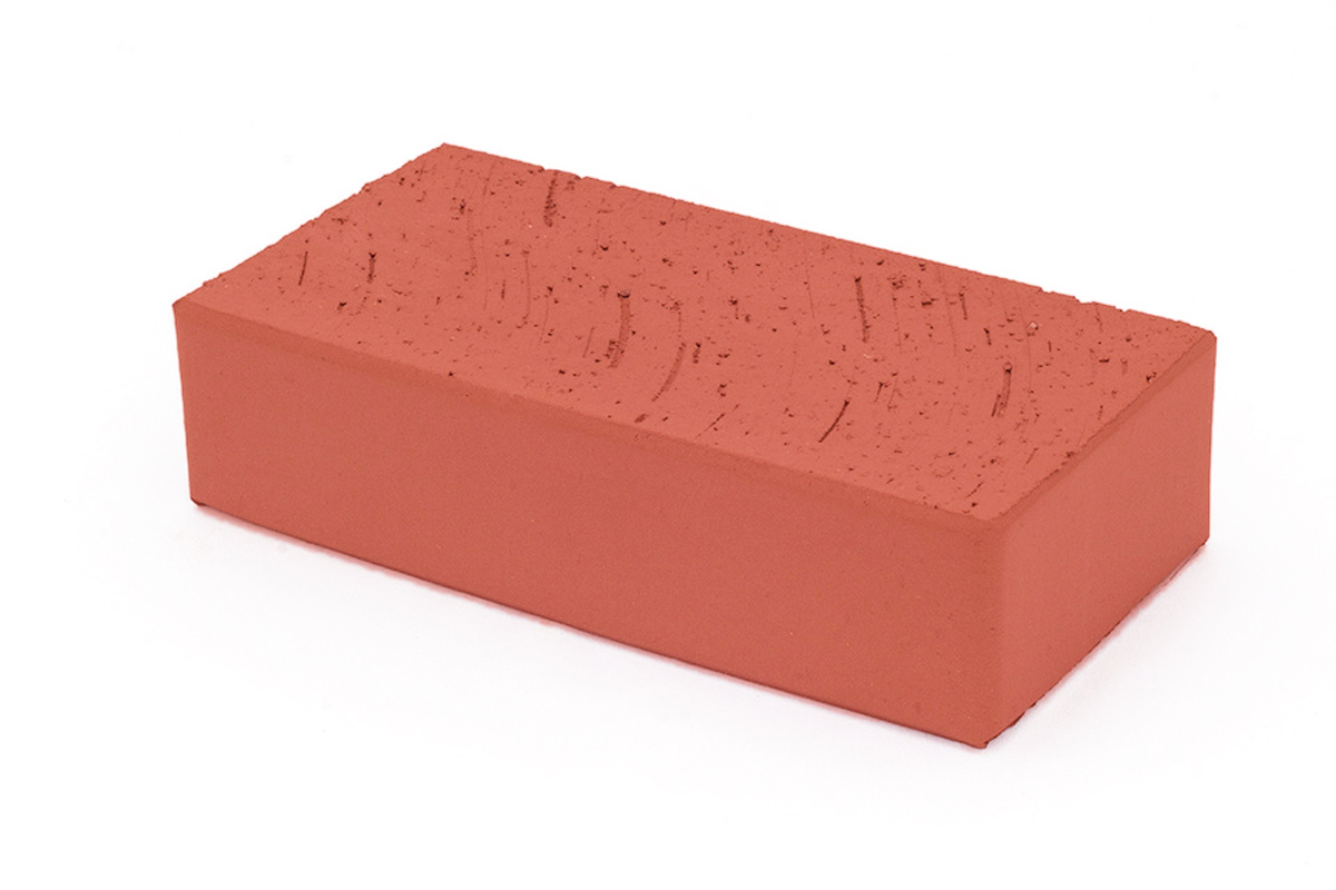 Клинкерная тротуарная плитка - брусчатка Lode JANKA Красная 200х100х52 мм