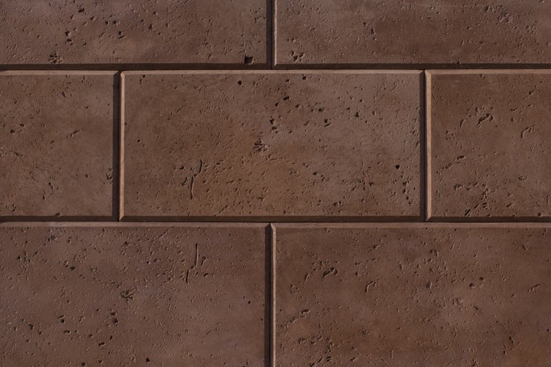 Фасадная облицовочная декоративная плитка травертин-кастелло 500 07-06