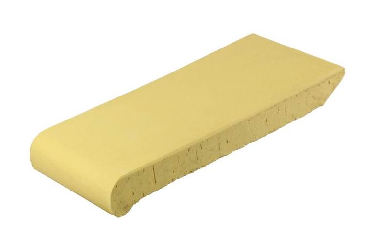 180*110*25 мм ОК18 желтый Клинкерный подоконник - фасад дома ZG Klinker