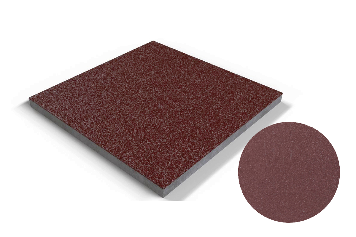 101 Плитка базовая противоскользящая уличная, терракотовая 310*310*17 мм