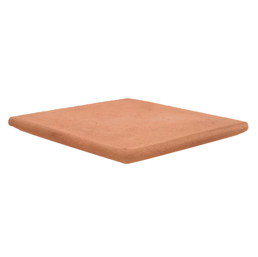 Vega ROJO Exagres 330*330*12 мм, клинкерная угловая ступень флорентинер с капиносом, противоскользящая