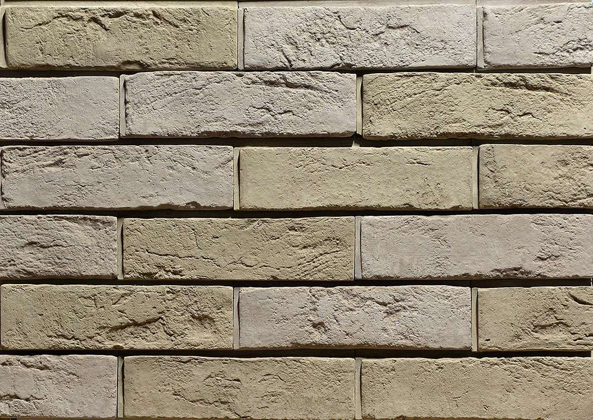 Stone F3 Плитка под кирпич для навесного вент фасада без расшивки шва  70X240X24 мм искусственный камень