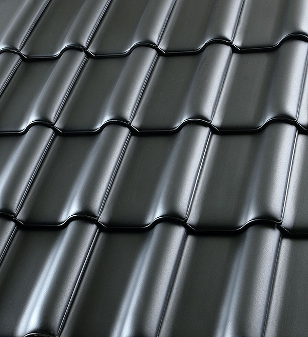 Керамическая черепица рядовая Roben FLANDERNplus антрацит ангоб