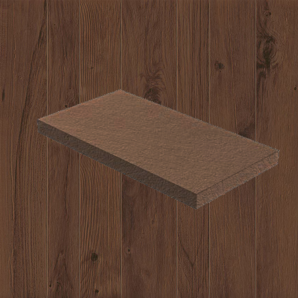 Тротуарная плитка Дерево Lastra. Спец. Элемент- Ступень Угловая Лс Фрейм Оак \ Frame Oak Scalino Angolare Sx 330х600х20мм