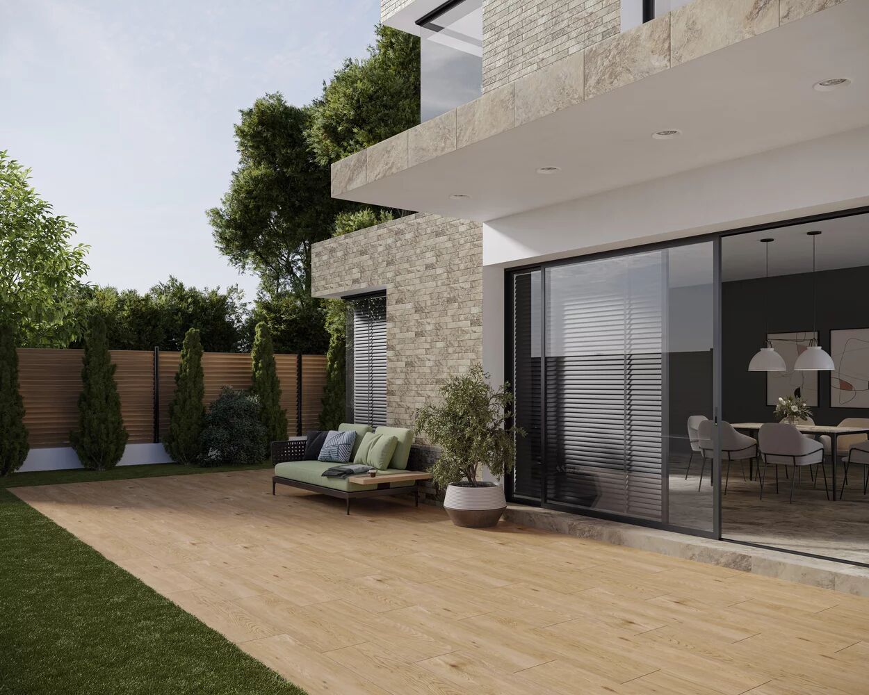 Клинкерная ступень с насечками Ardis Light 600*300*8,5 мм – для улицы, террасы, крыльца, лестницы, морозостойкая