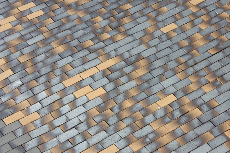 Тротуарная плитка / брусчатка Клинкерная ABC Lederfarben black (Ледерфарбен блакк) 200*100*45 мм