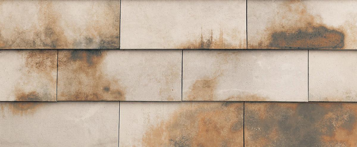 Tempio Rustikotta LIGHT GRUNGE FLAMED 200x400x14мм Дранка керамическая плитка для навесного вент Фасада и Кровли