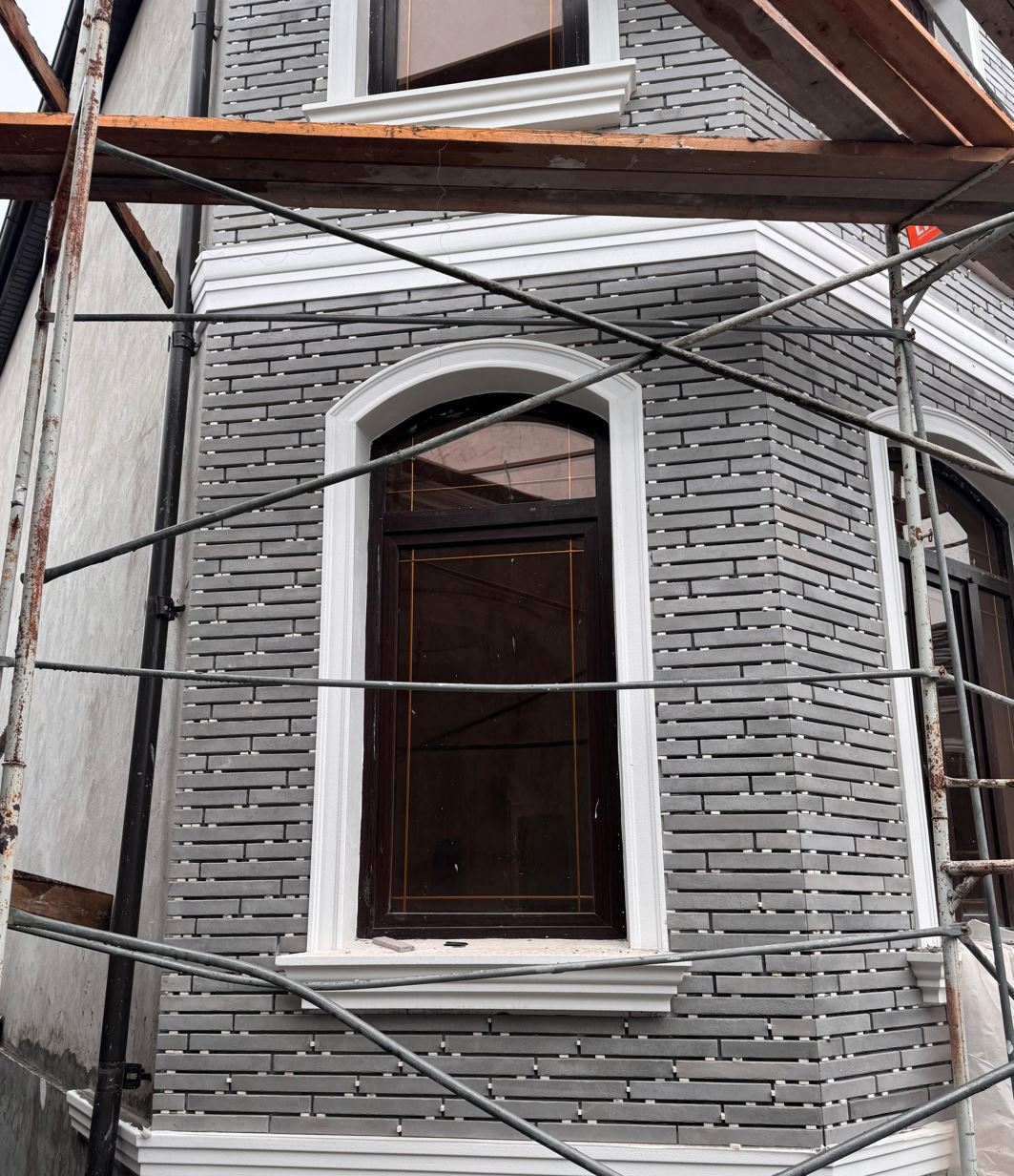 Фасадная ригельная плитка под клинкер Life Brick Лонг 202, 430*52*15 мм