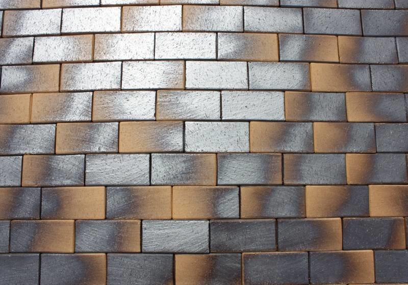 Тротуарная плитка / брусчатка Клинкерная ABC Lederfarben black (Ледерфарбен блакк) 200*100*52 мм