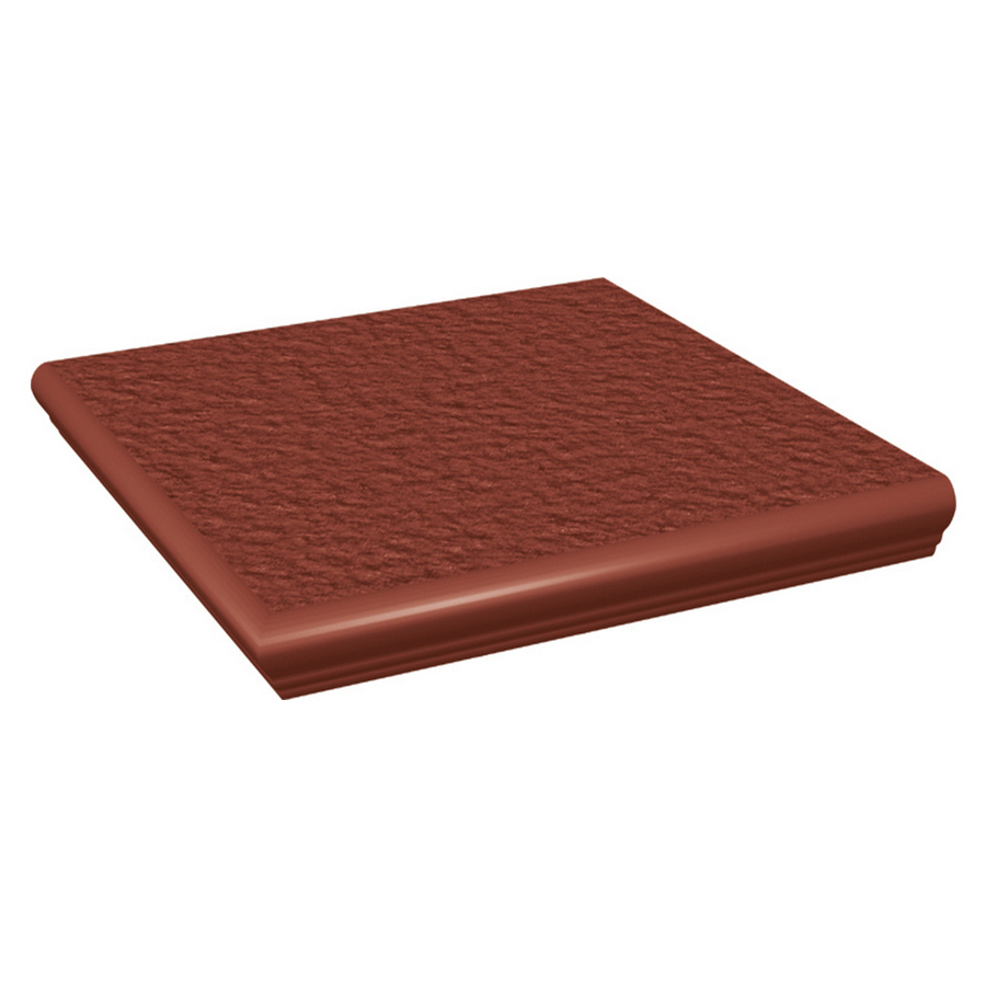 Natural Rosa ступень угловая флорентинер противоскользящая с капиносом 330x330x11 мм