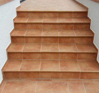 Клинкерная Плитка напольная противоскользящая EURAMIC CADRA 523 cotto 294*294*8 мм