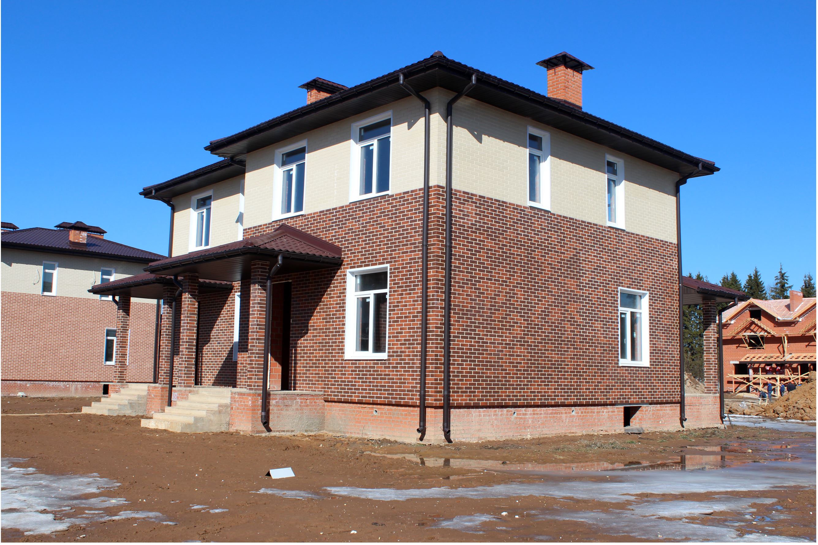 Фасадная Термопанель из пенополистирола ППС 60 мм с клинкерной плиткой Rotbunt Struktur 240*71*8 мм