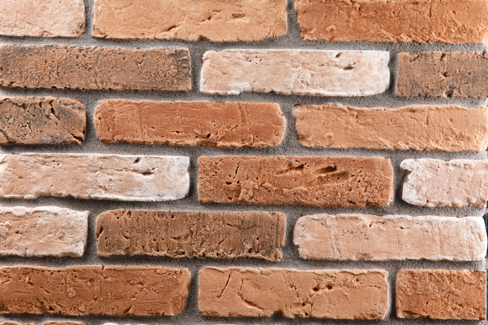 2 Скандинавский кирпич 250-260*60-70*15 мм, декоративный камень для фасада и интерьера Petra