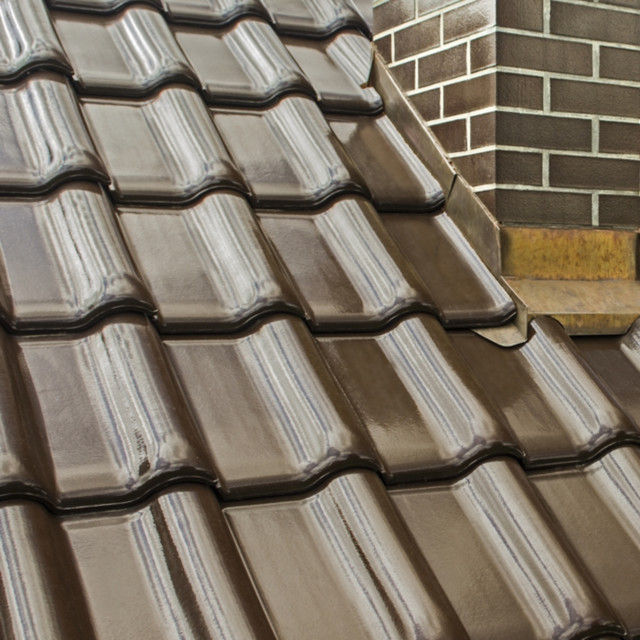 Керамическая черепица рядовая Roben MONZAplus мадуро глазурь